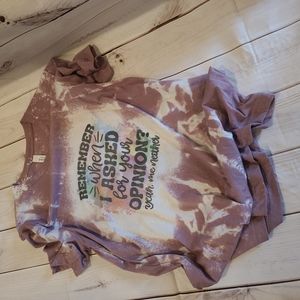 Did I ask you?? Sublimation bleached shirt